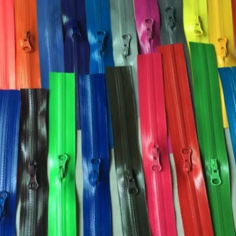 20pcs/Lot 3# Ykk Nylon Coil Zipper Pull Slider Reverse Waterproof Head Repair Cord Tailor Sewing Accessories