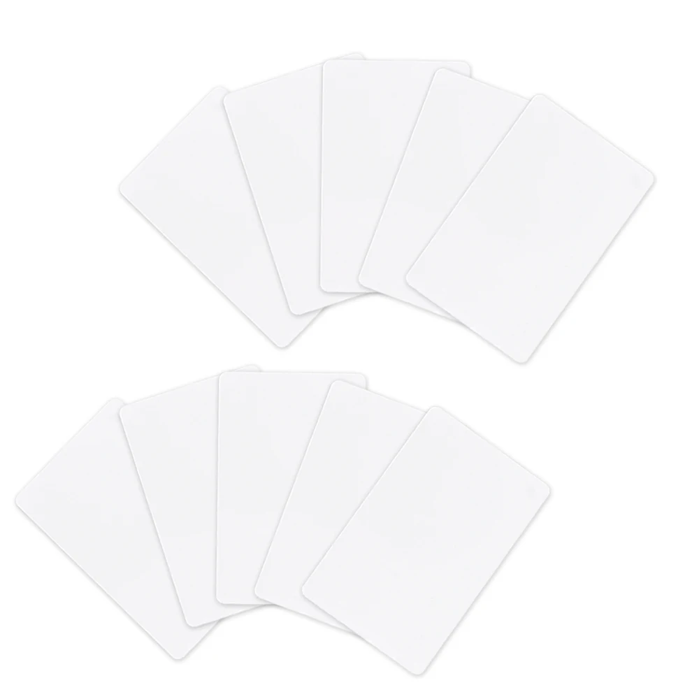 Waterproof M1 S50 13.56Mhz IC Card Read Only Keyfob RFID Smart Card Tag Access Control Key Fob Keychain 10pcs Fix for Attendance