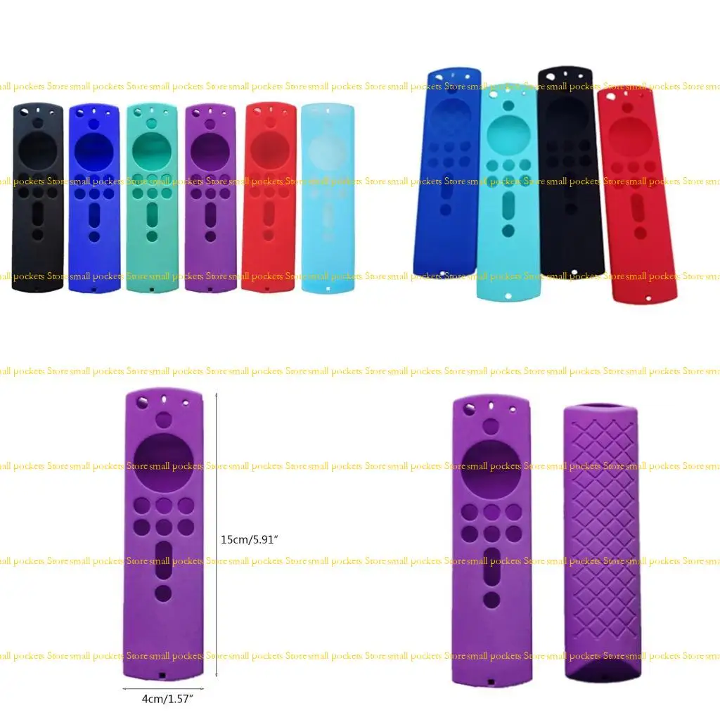 

R1WD Anti-slip Silicone Protective for Shell Cover Remote for Case Protector for Fire 4K Remote Controller Accessories