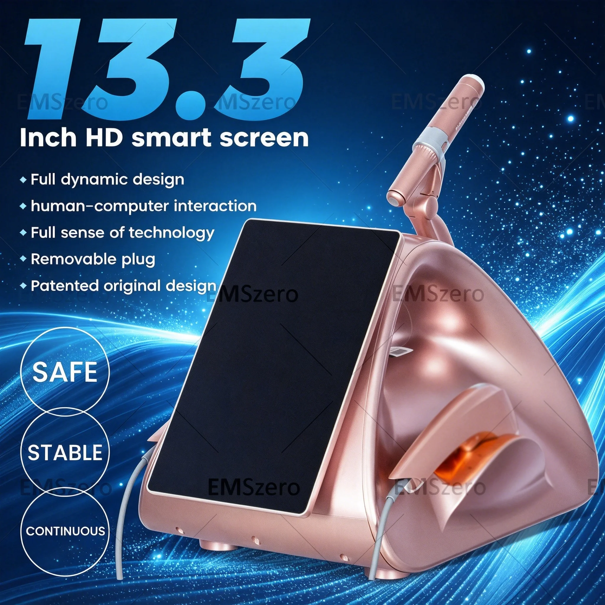 

TT 12D Double Lift Anti-Aging System Professional Portable HIFU Beauty Machine for Facial and Body Firming Skin Rejuvenation CE