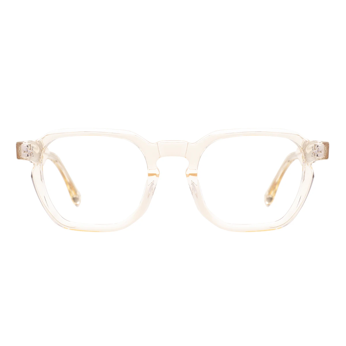 Square Colorful Full Rim Medium Transparent Men and Women Acetate Geometric Glasses Frames For Medical Optical Prescription Lens