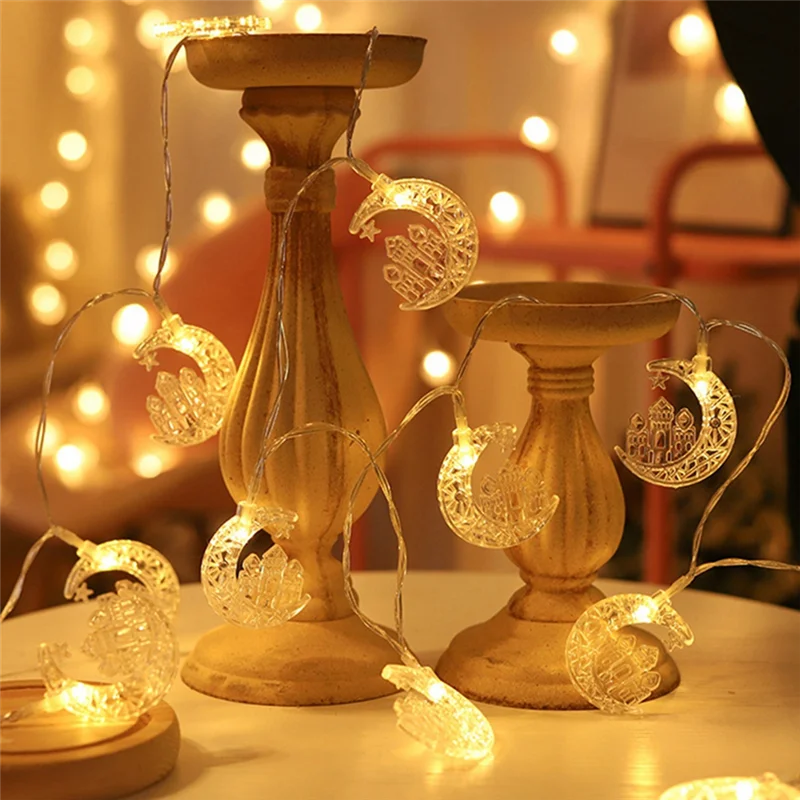 COFA-40 LED USB Ramadan Luzes de corda Luz islâmica Luzes de corda alimentadas por USB extensíveis, C