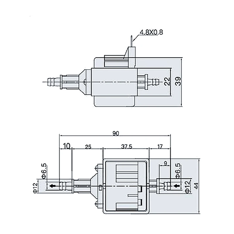 Jiayin JYPC-3 25W Steam hanging ironing machine accessories 220v pump high-power electromagnetic pump suction valve