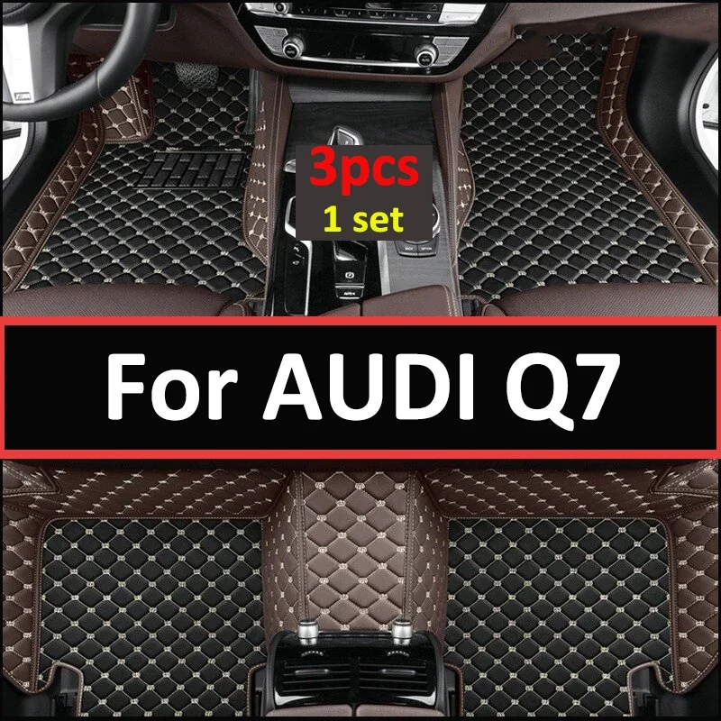 

Car floor mats for AUDI Q7 (Seven seats) 2006 2007 2008 2009 2010 2011 2012 2013 2014 2015 Custom foot Pads automobile