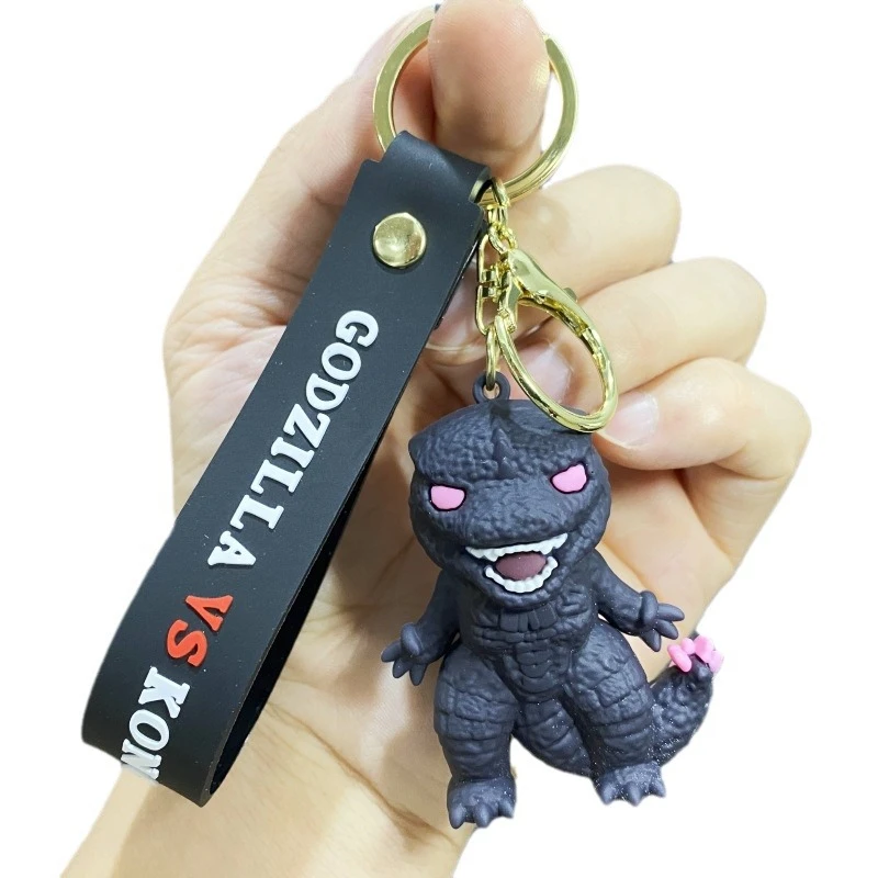 Miniso Creative King Kong Battle Godzilla брелок Monster 3D кукла брелок сумка кулон мальчик украшение рюкзака