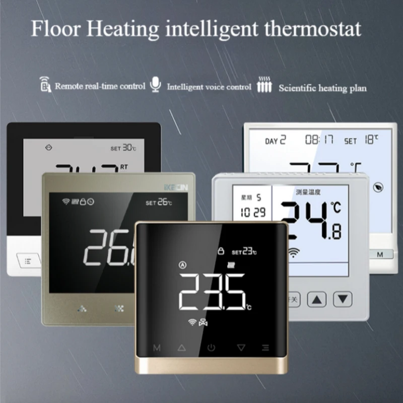 

Wifi Room Thermostat Controller Underfloor Heating System Thermoregulator for Gas Boiler Electric Heating with Alexa Google Home