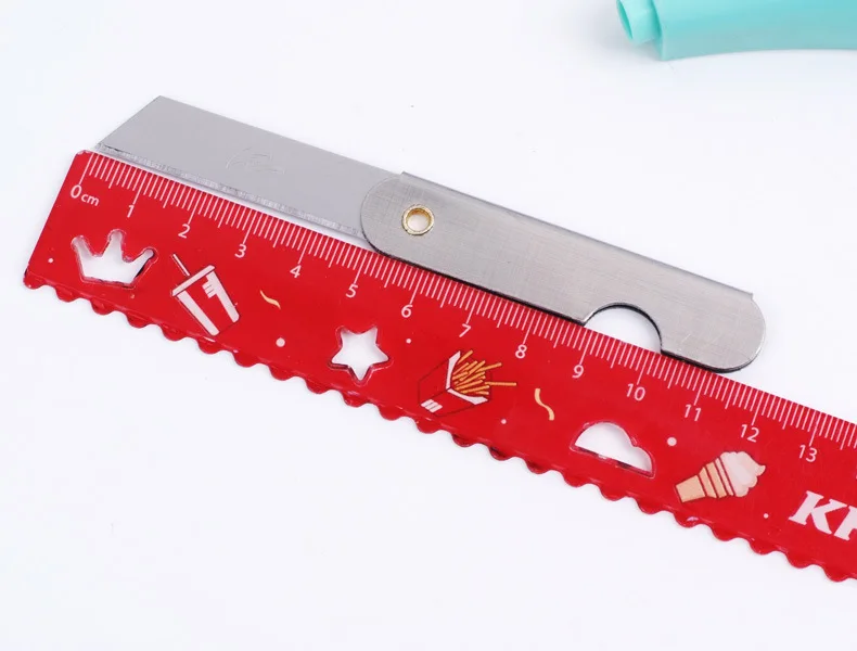 5-100 قطعة معدنية قابلة للطي سكّين متعدّد الاستخدامات قطع عالية الجودة المحمولة الصغيرة 10 سنتيمتر قلم رصاص حاد الفن كرافت سكين بالجملة رائجة البيع