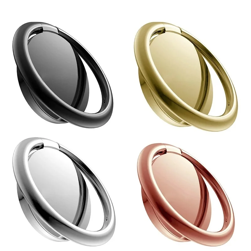 

Ultra-thin Mobile Phone Finger Ring Holder Smart Phone Stand 360° Rotating Finger Bracket Accessories For iPhone Huawei Realme