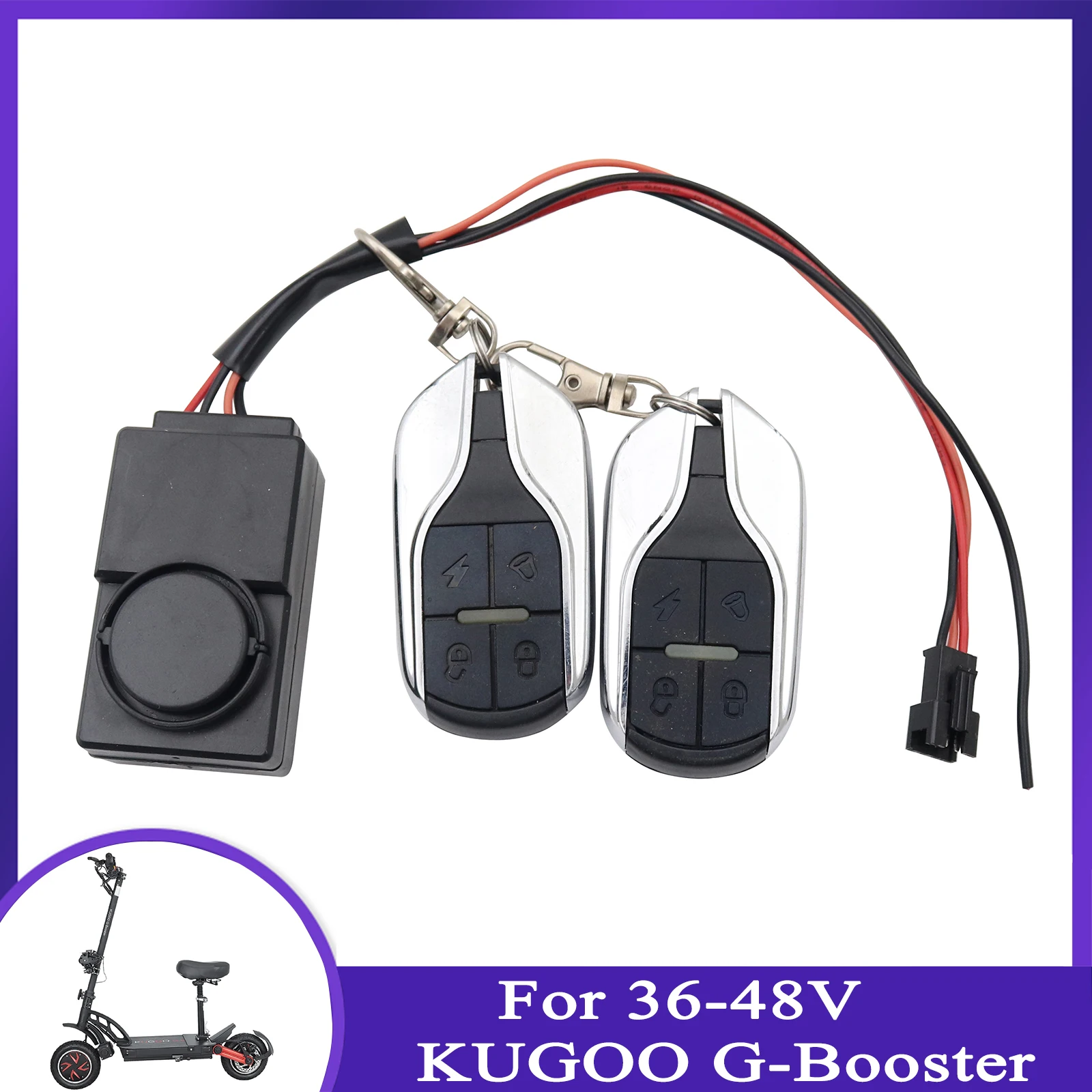 Modified Scooter Alarm Wireless Remote Controller Alarm For 36-48V KUGOO G-Booster Electric Scooter Accessories