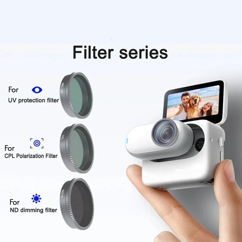 BNVN-Per Insta360 Go 2/3 Filtri per lenti ND8 ND16 ND32 ND64 MCUV CPL Filtro STAR notturno per Insta360 GO2 GO3 Sport Camera