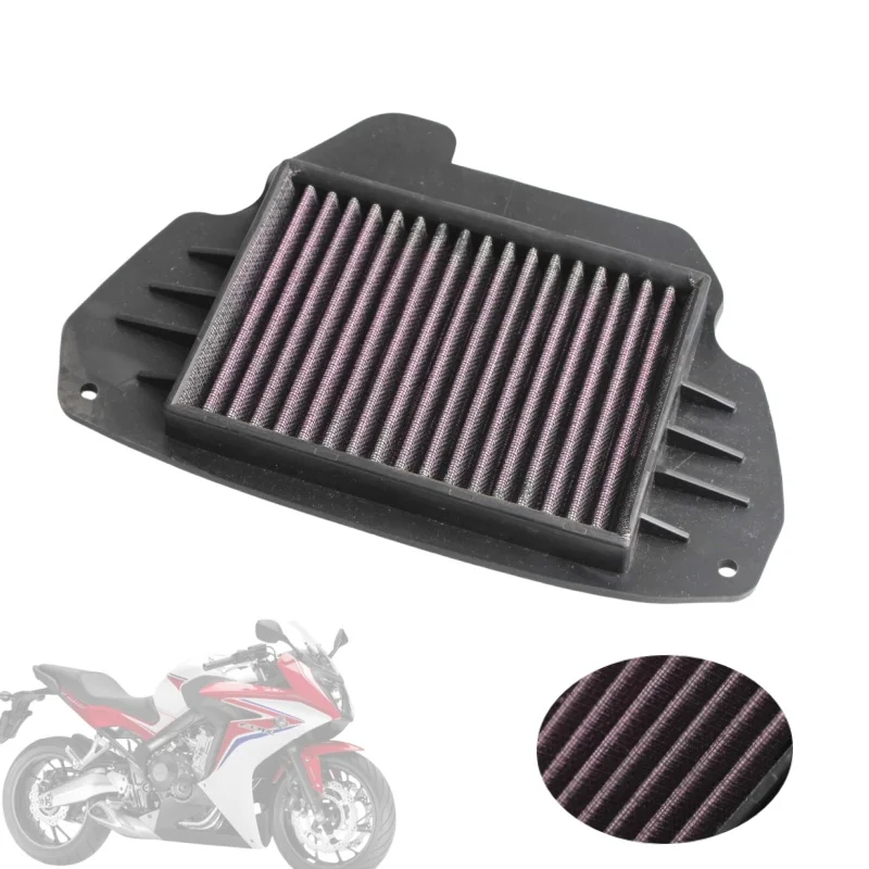 Filtro de ar para honda cbr650f cbr650fa cb650f cb650fa 2014 2015 2016 2017 2018 elemento sistema de admissão limpo peças da motocicleta