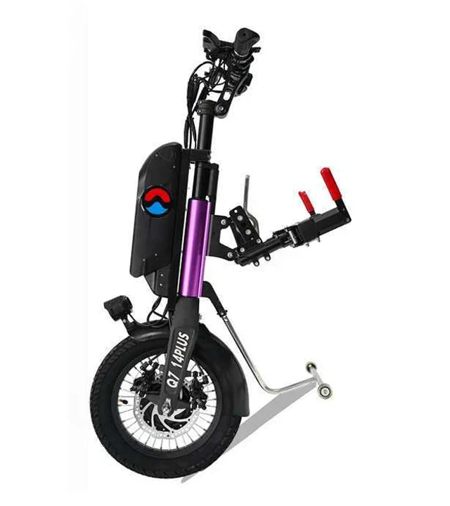 

Электрическая передняя головка трактора для инвалидной коляски Kangyuansheng, прицеп с литиевой батареей 36 В/13AH-45 ± 5 км, прицеп для инвалидной коляски