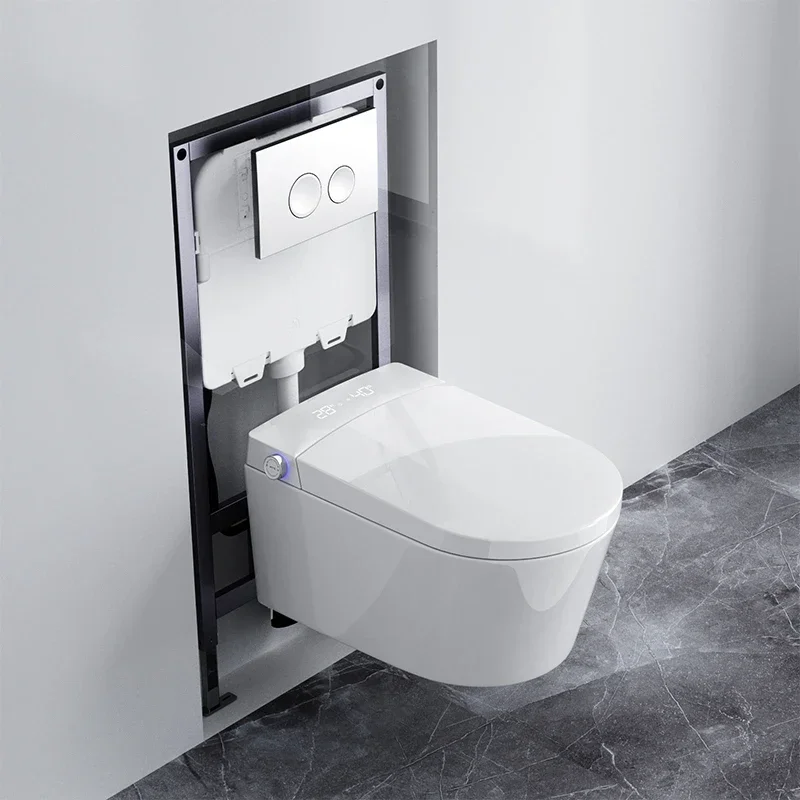 Watermark Ce High Quality Electric Bidet Intelligent Remote Automatic Wc Wall Hung Smart Toilets