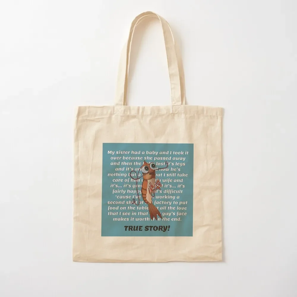 

Shrimp Sob Story (Shark Tale) Tote Bag women bag tote bags men shopper bag woman Canvas Tote