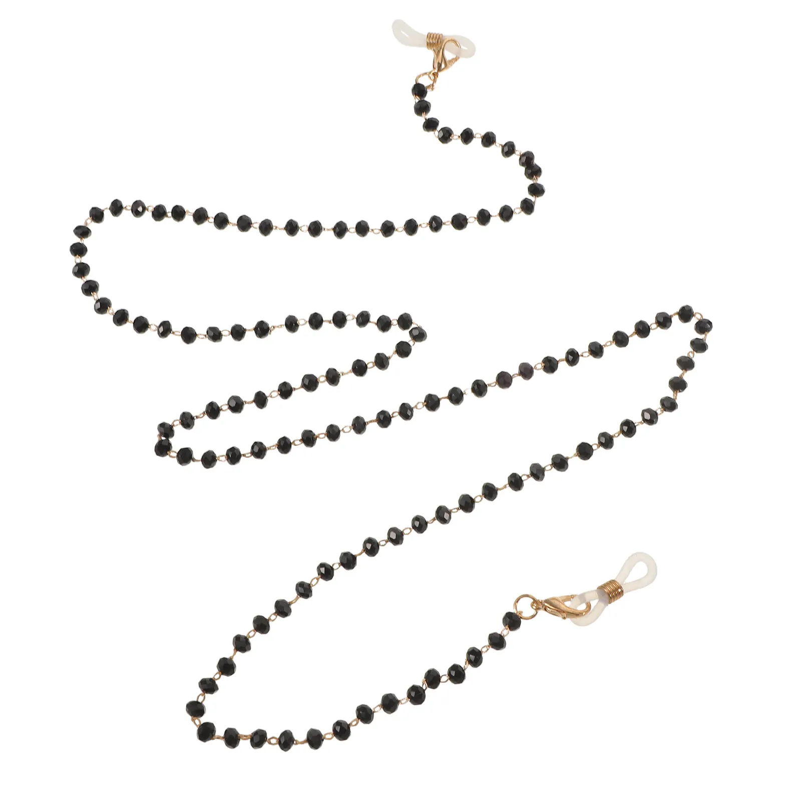 

2 шт. модных цепочек для очков с бусинами, на шею, для женщин, легкие и надежные держатели для очков, шнурок-фиксатор, ремешок для очков