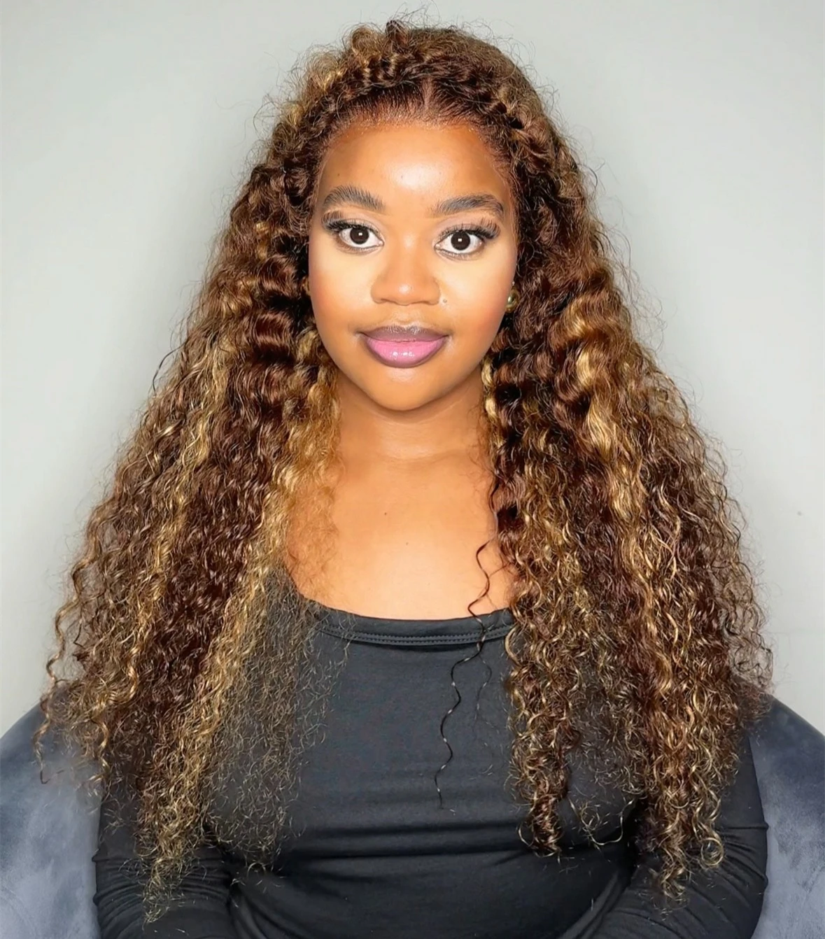 13x4 العسل شقراء تسليط الضوء على الباروكات غريب مجعد البرازيلي الشعر البشري 13x6 الجبهة الدانتيل الباروكة للنساء 4x4 الدانتيل أمامي مجعد الشعر