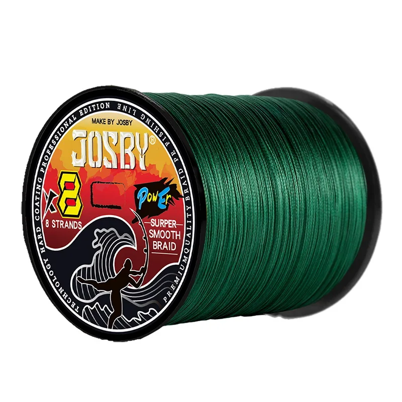 JOSBY Angelschnur, 300 m, 8 Stränge, Multifilament, geflochtenes Zubehör, japanischer Spinndraht, Angelgerät, Karpfenfaden, PE, Meer, Pesca