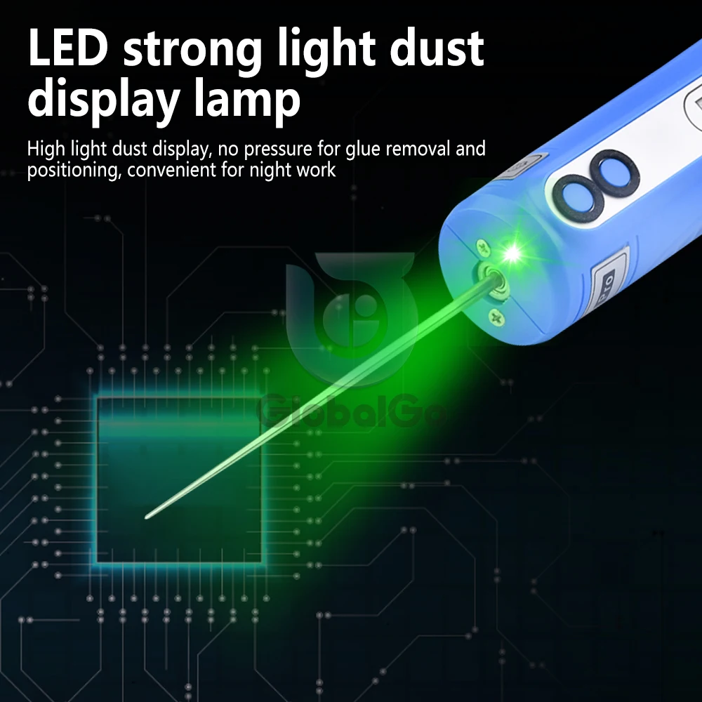 1800mAh elektrische lijmverwijderaar digitaal display 6 snelheidsaanpassing Tpye-C LED-lijm zelfklevende verwijderaar schoon gereedschap DM319