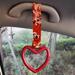 jdm Tsurikawa Ring Japanese Cotton Fabric Handle Hand Strap Auto Bus Car Drift Charm Warning Strap