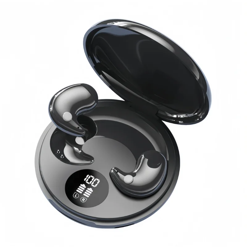 B13 Bluetooth-slaapoortelefoon Draadloze headset 5.3 met comfortabel dragen Touch Control-hoofdtelefoon-oordopjes voor alle mobiele telefoons