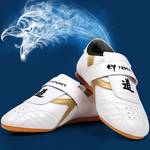 Imagen 2 del producto Zapatos de Taekwondo para niños, zapatos transpirables para hombres, artes marciales, Karate, Kung Fu, gimnasio, Fitness, entrenamiento, deportes, culturismo, Wushu