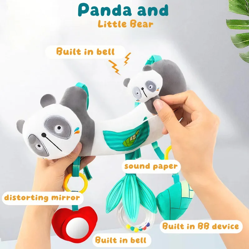 Carillon a vento sul comodino per carrozzina per neonato, sonaglio, seggiolino di sicurezza per bambini, decorazioni per appendere passeggino, giocattoli per bambini