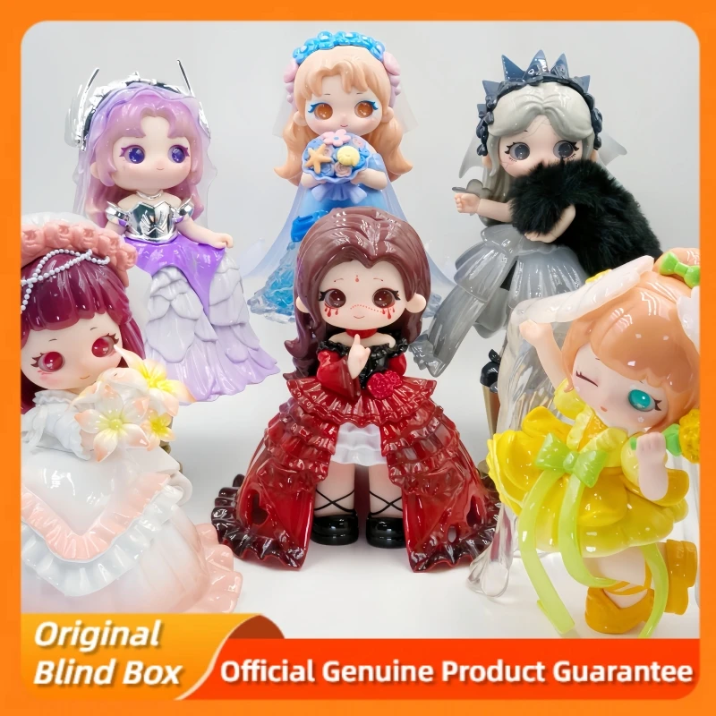 

Подлинная Ziyuli V6 My Own Wedding Blind Box Фигурка Kawaii Коллекция Украшения ПВХ Модель Куклы Mystery Box Модные игрушки Подарки