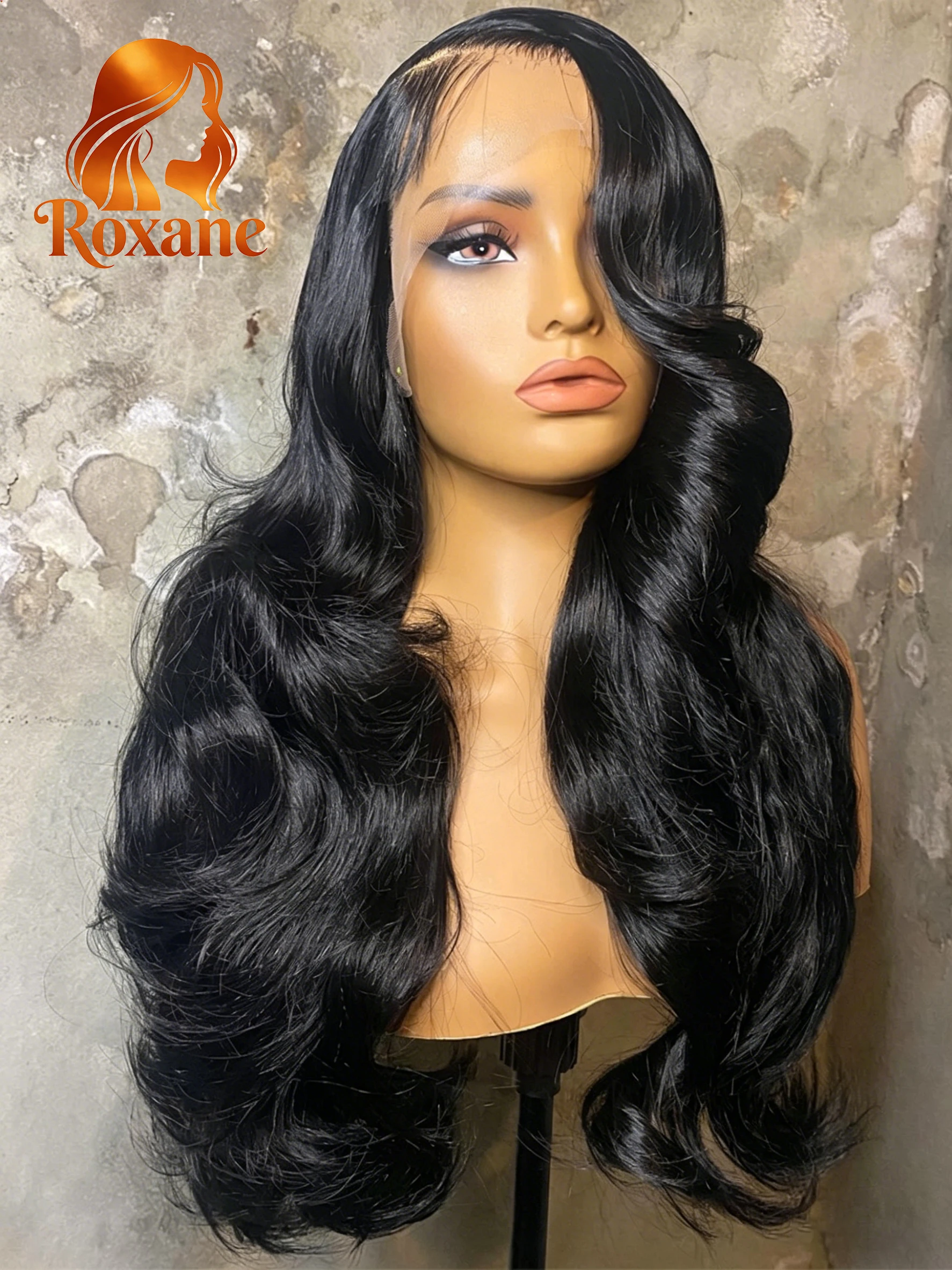 

Парик из натуральных волос Roxane 30-40 дюймов, с эффектом Body Wave, 13x4 HD прозрачный кружевной фронтальный парик, плотность 220%, 13x6 кружевной фронтальный парик, предварительно сформированный кружевной парик
