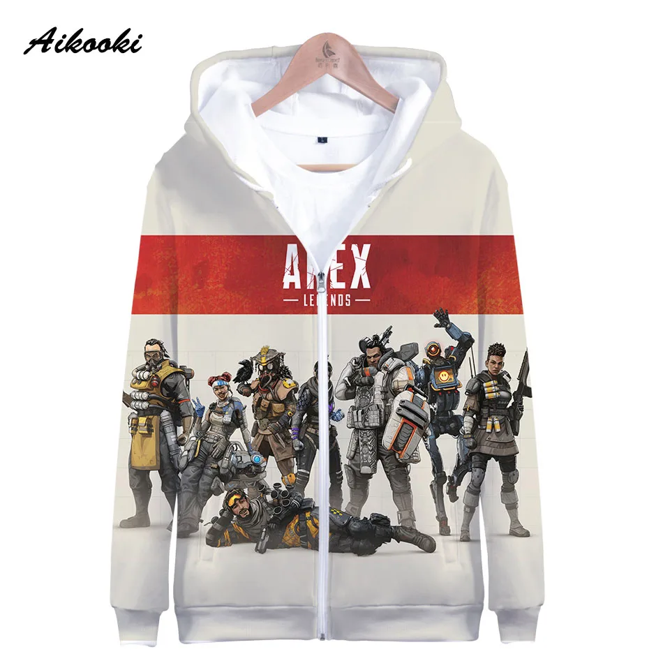 

Apex Legends Zipper 3D Hoodies Men/Women Hot Game Apex Legends Hoodie Boys/Girls Harajuku Sweatshirts Tracksuit Casual Tops