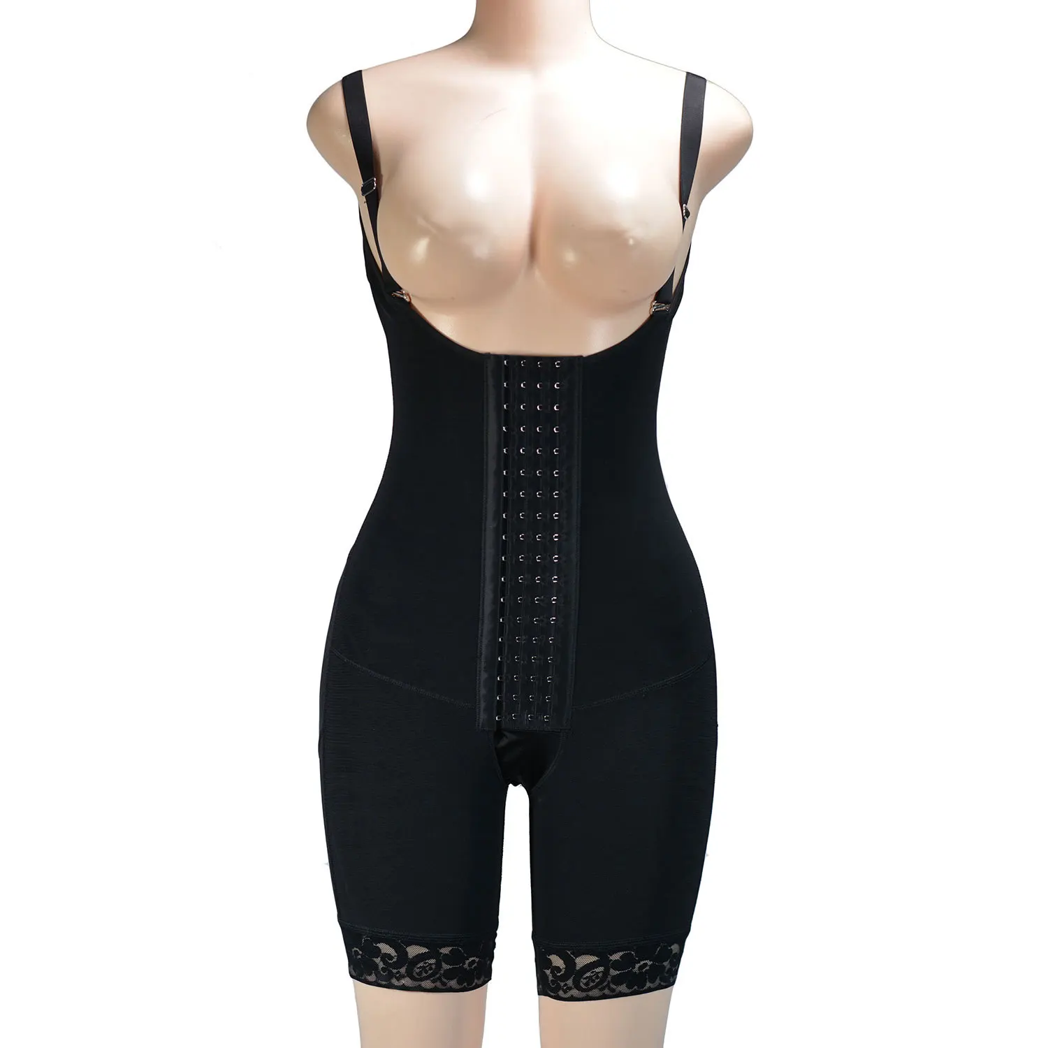 

Hourglass Girdle Bodysuit Shapewear With Open Crotch Strong Compression Post Surgery Body Shaper Tummy And Butt Lifter