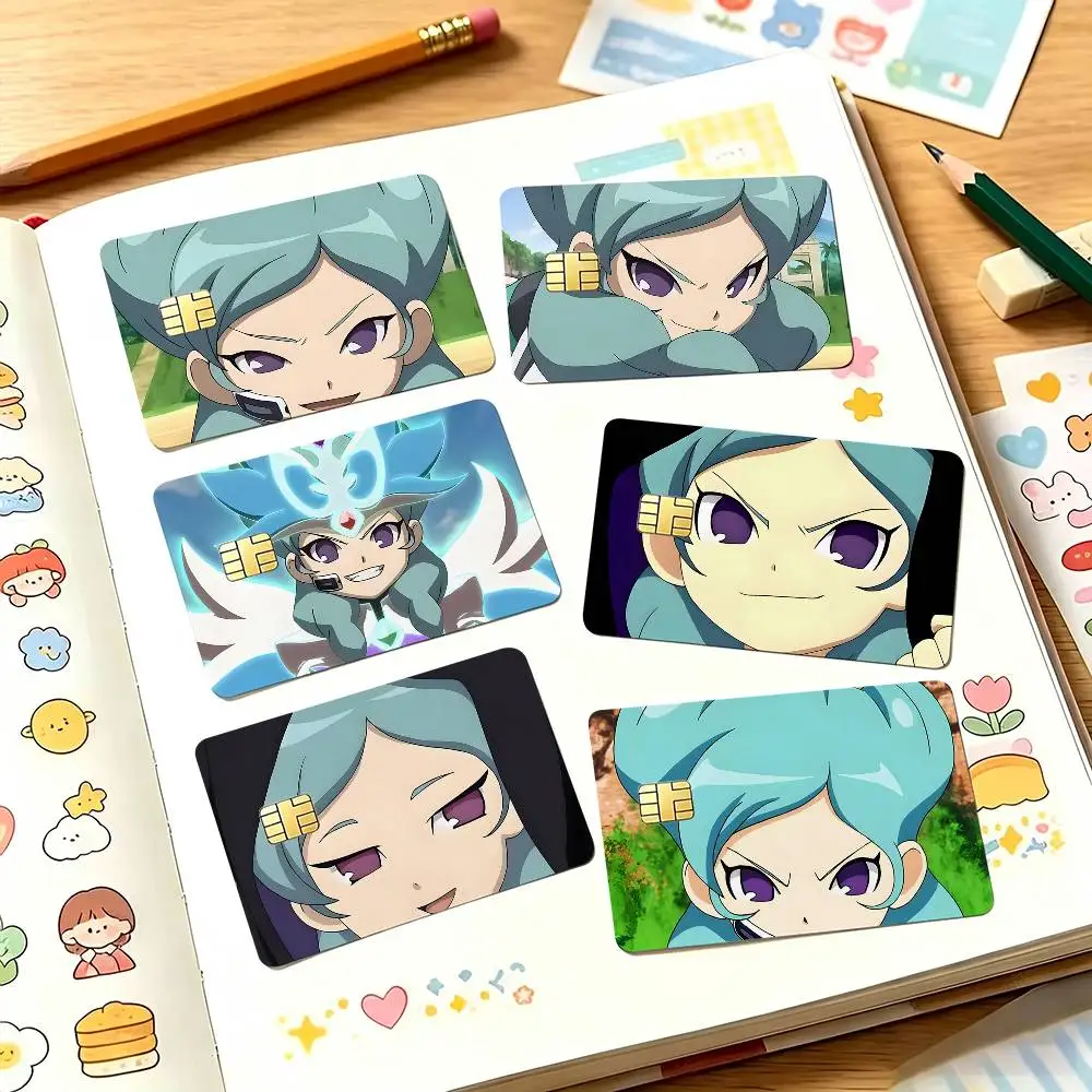 Beta Inazuma Eleven Card Sticker Cartoon Art Credit Card Skin Anti Scratch Bank Debit Card Decal