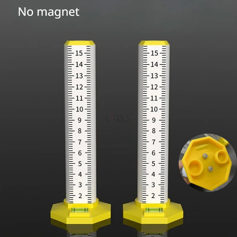 Keel baja ringan langit-langit gantung penggaris khusus tinggi sama penggaris Horizontal ubin dinding magnetik pembuatan ubin gradien