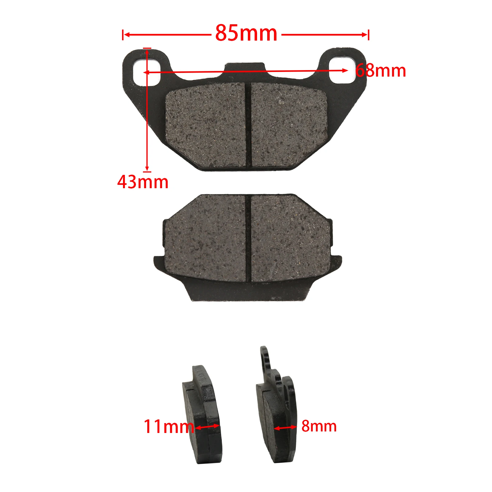 Front Brake Pad for KYMCO R16 150 Agility C30000 16\