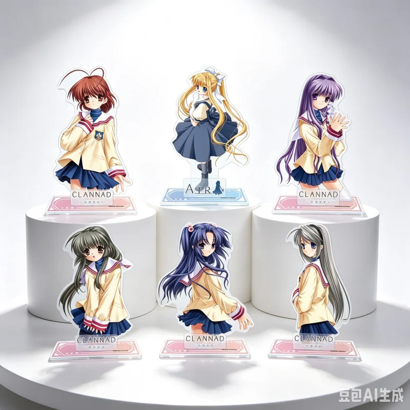 

CLANNAD AIR 15cm Misuzu Kamio Nagisa Furukawa keychains Acrylic Stand Model Plate Tabletop Decorations character merchandise
