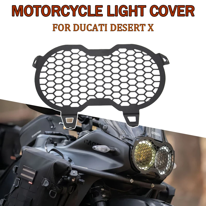 

For Ducati DesertX Desert X 2022 2023 2024 Accessories Headlamp protection grille Headlamp protection cover Headlamp guards