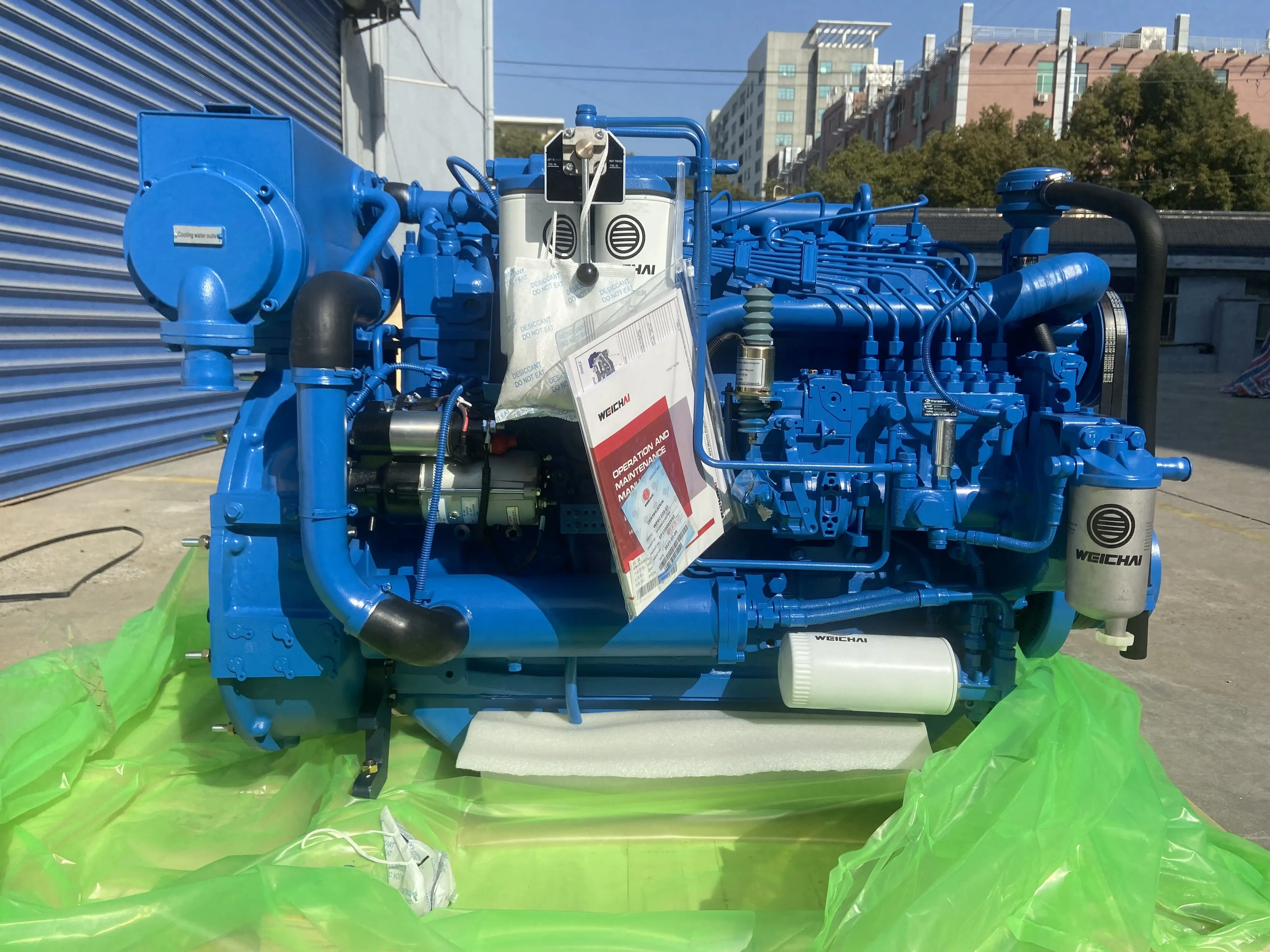 WP6C163-23 Marine Diesel Engine 120kW 163HP 2300rpm Marine Propulsion Engine For Ferry Cargo Ship And Passenger Boat