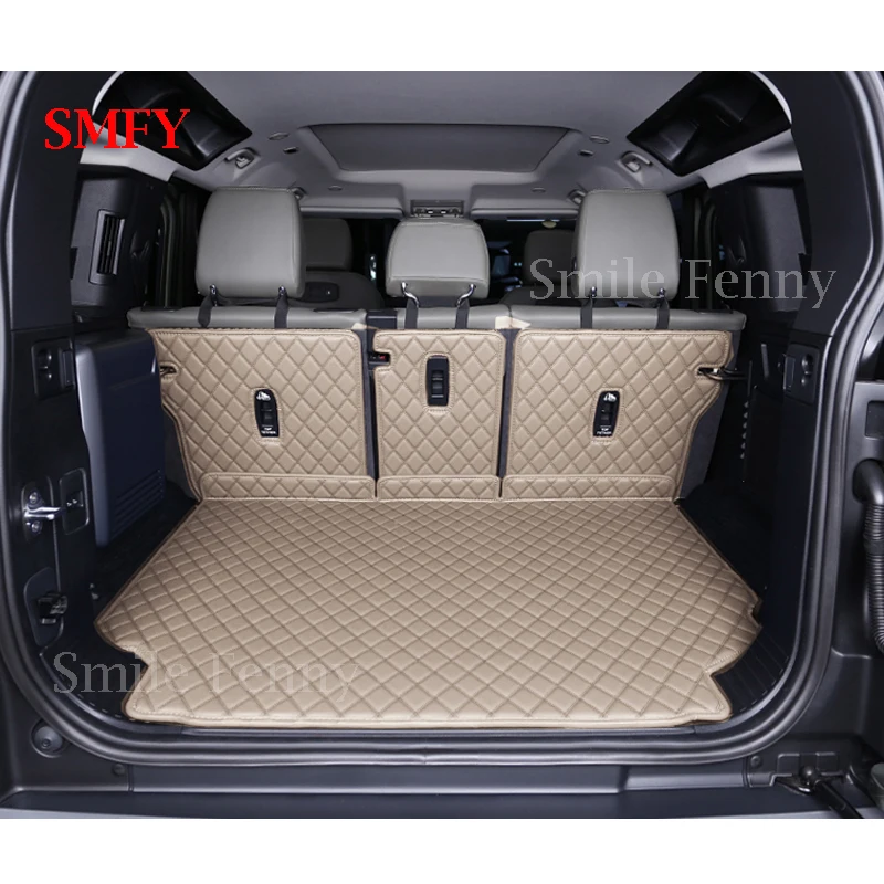 For Land Rover Defender 90 110 130 2020-2024 Five Eight Seats Car Trunk Mats Cargo Liner Protector Anti-dirty Carpet Cover Pads