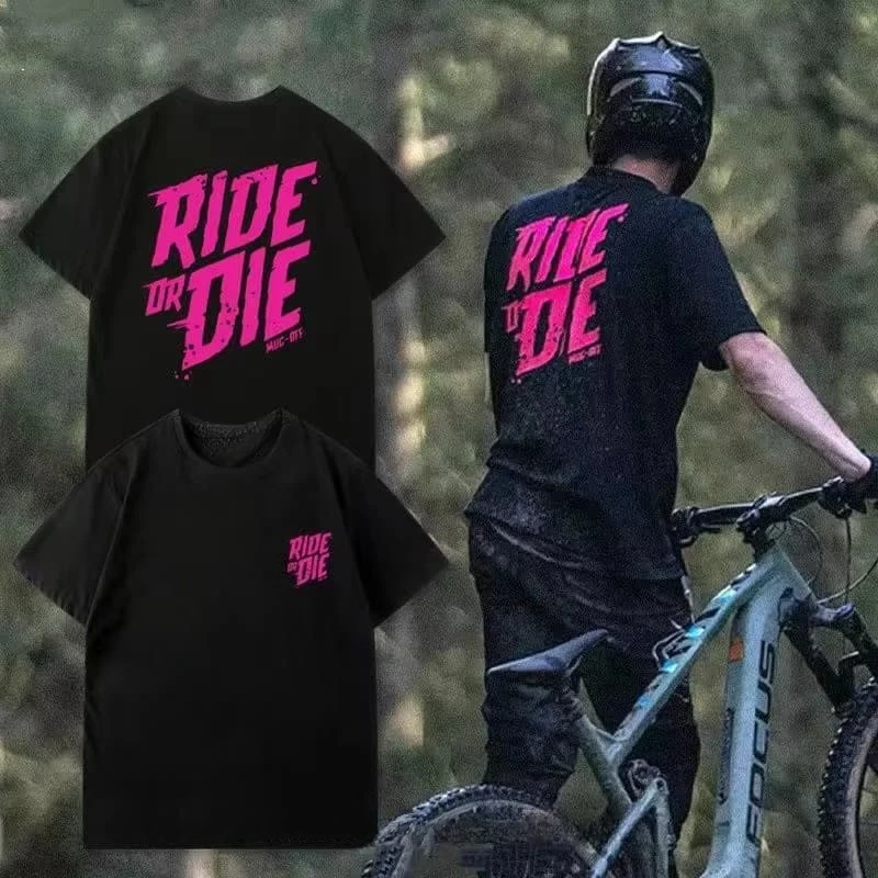 2026 New Cycling Wear Bike Ride or Die Summer Short-sleeved T-shirt for Women Tops Feminist Shirt Y2k Top Tops Goth Y2K T-shirt