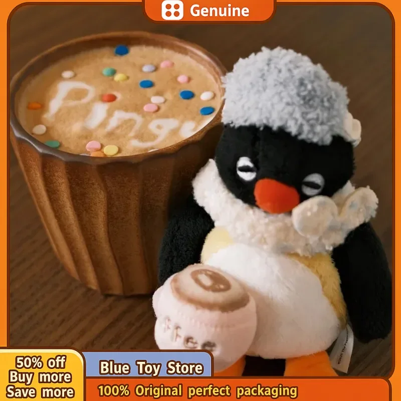 Pingu Pengu Penguins Stay At Home Series Toys Rabbit Pinga Keychain Pendant Pingu Warmth Hugging Backpack Kawaii Gifts Kids Toys