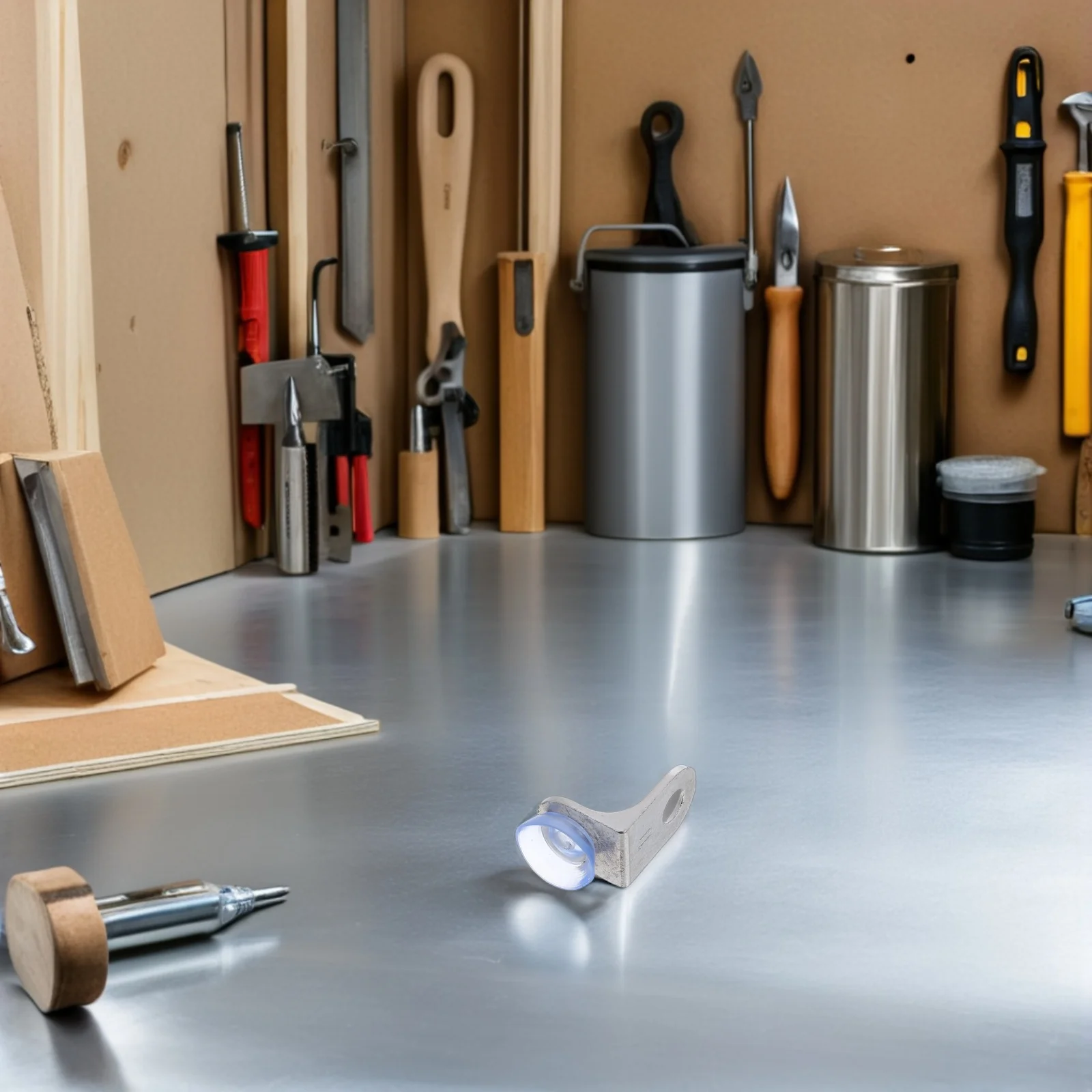 

50Pcs Kitchen Cabinet Shelf Brackets Metal Suction Cup and Screw Fixing Supports for Glass Bookcase Closet Storage - Heavy Duty