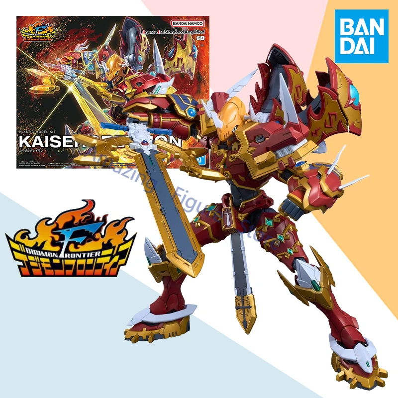En Stock Bandai figura-rise Standard FRS Digimon Adventure KAISERGREYMON anime figura modelo kit montaje juguete para regalo para niños