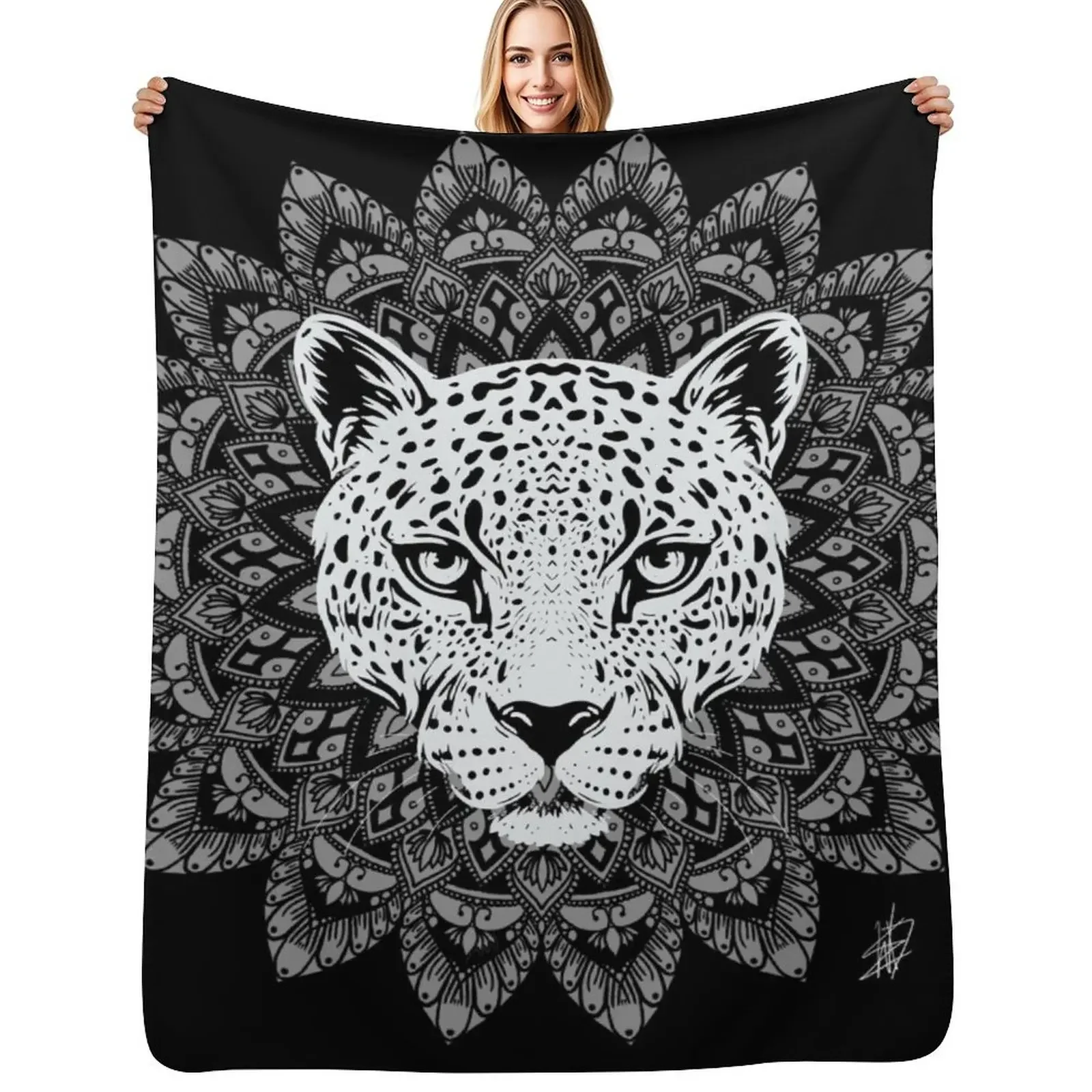 Jaguar Medicina Throw Blanket Picnic Sofa Thins Decorative Sofa warm for winter Weighted Blankets