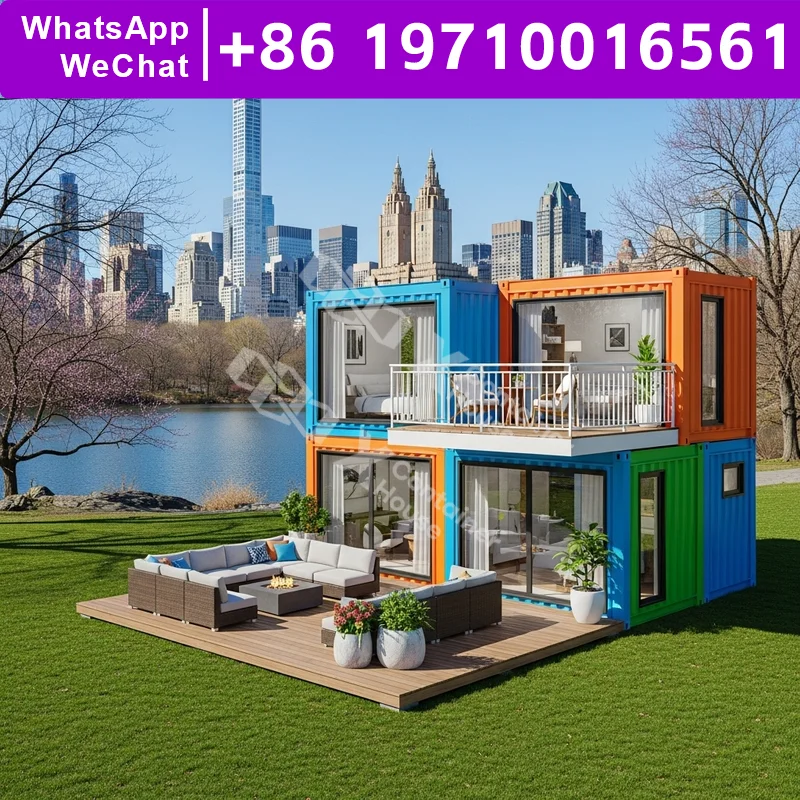 

Набор для дома с плоской упаковкой, настраиваемые модульные расширения для классной комнаты, длительный срок службы, готовые домики, контейнерные здания, антикоррозийные, современные