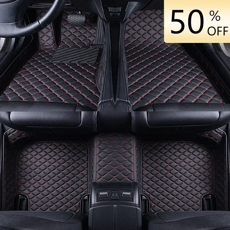 Custom Car Floor Mats For Haval H6 2022 2023 Leather Floor Durable Rugs Full Protector Auto Accessories Foot Carpet Waterproof