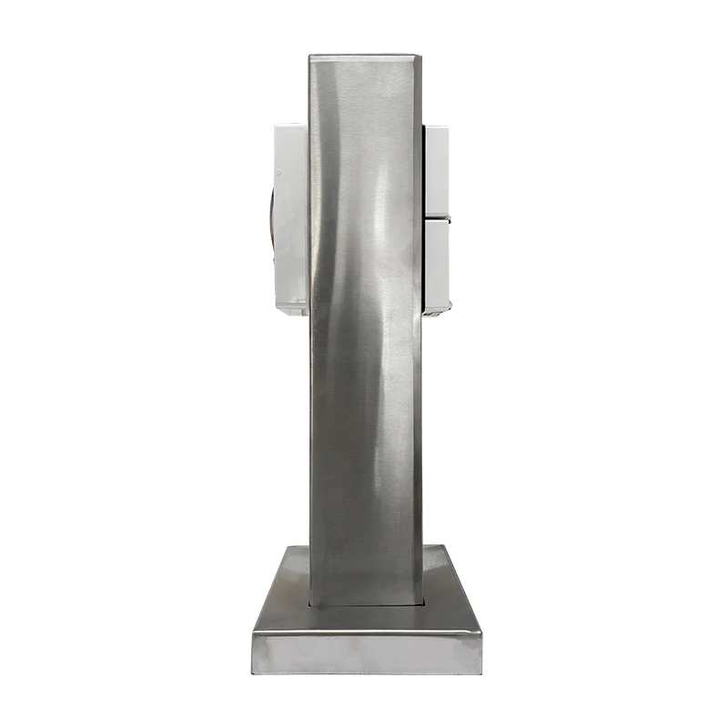 Campground waterproof porous plug garden courtyard 304 stainless steel outdoor socket column