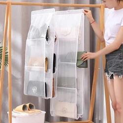 Handbag Storage Artifact Bag Dust-proof Cover Wardrobe Transparent Hanging Storage Shelf Household Room Dormitory Bag Organizer