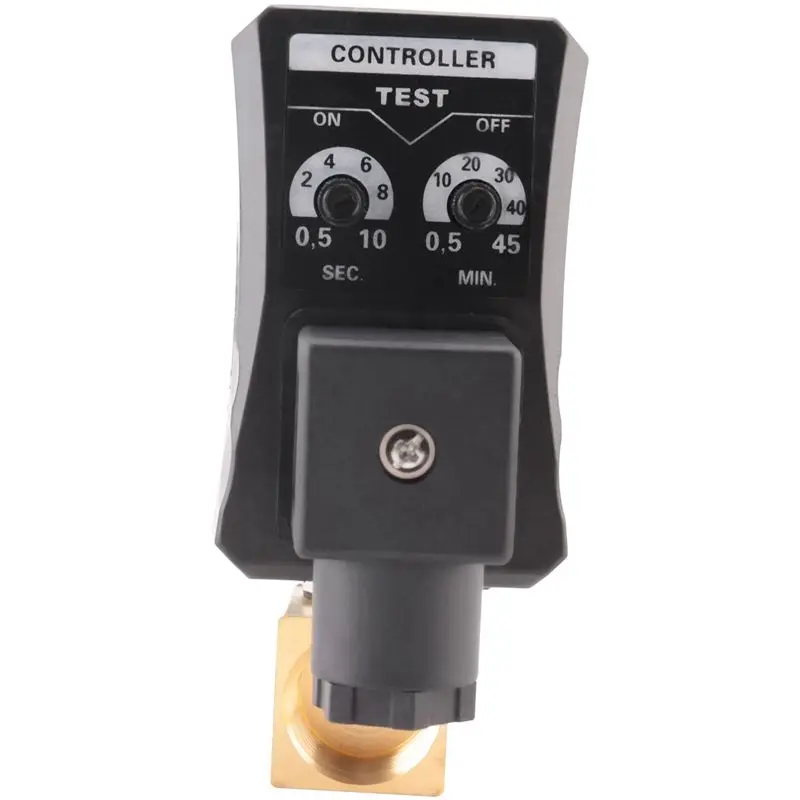 Y50A-2X G1/2 DN15 230V Automatic Timed Water Tank Electronic Timed Drain Valve For Air Compressor Condensate Management
