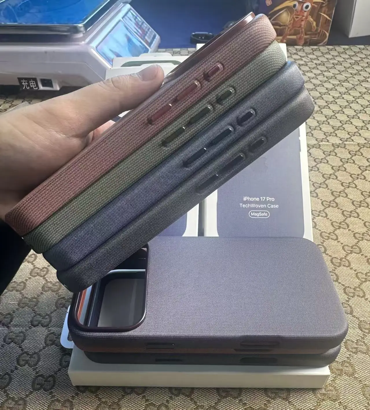 حافظة أصلية عالية الجودة لهاتف MagSafe Techwoven لهاتف آيفون 17 برو ماكس 17 برو غطاء حماية للشحن اللاسلكي المغناطيسي بدون صندوق #6