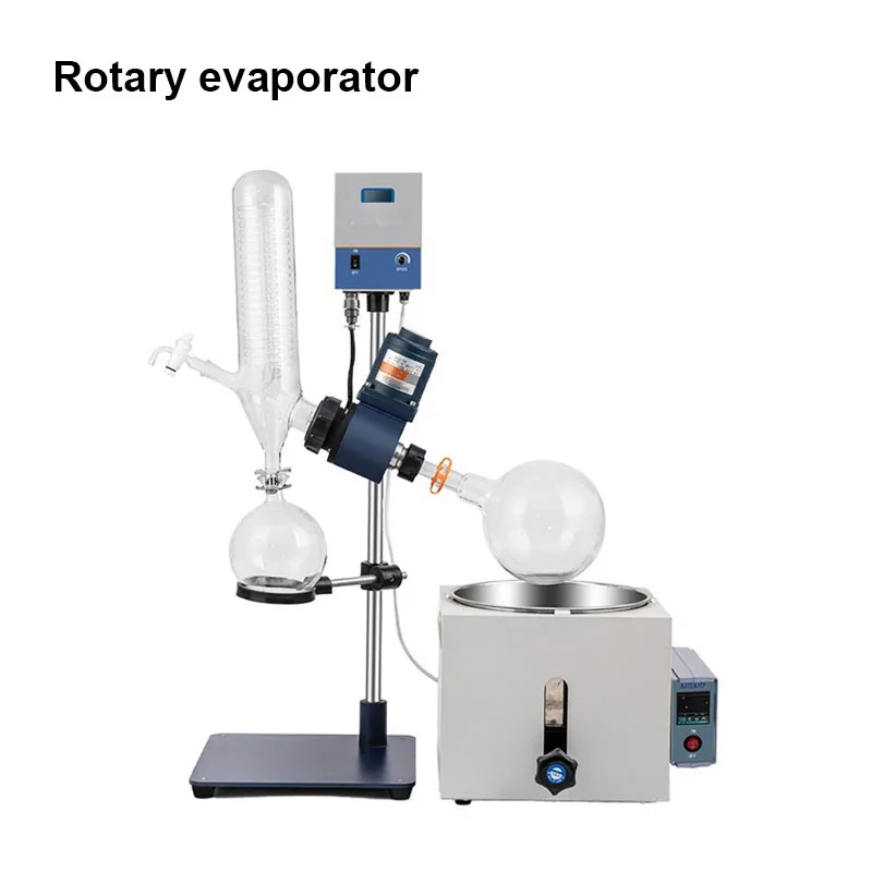 Quality Laboratory Small Volume Rotary Evaporator 1L/2L Glass Distillation System 220V 35W Manual Lifting