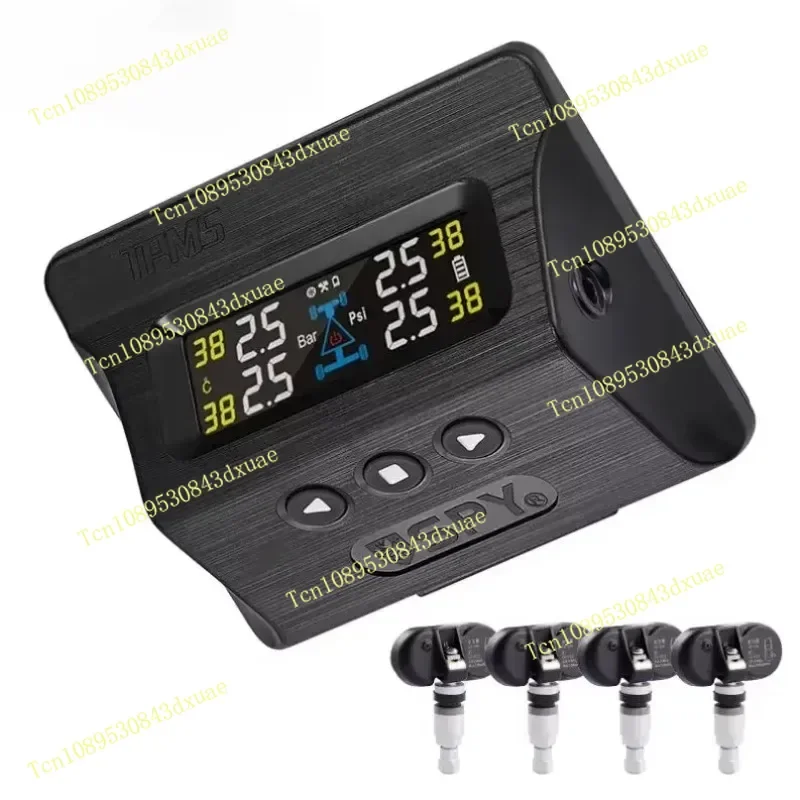 

2025SPY tpms tire pressure monitoring with solar Monitor System Tire Gauge Tpms Tyre Pressure Digital Monitoring Wireless TPMSNE